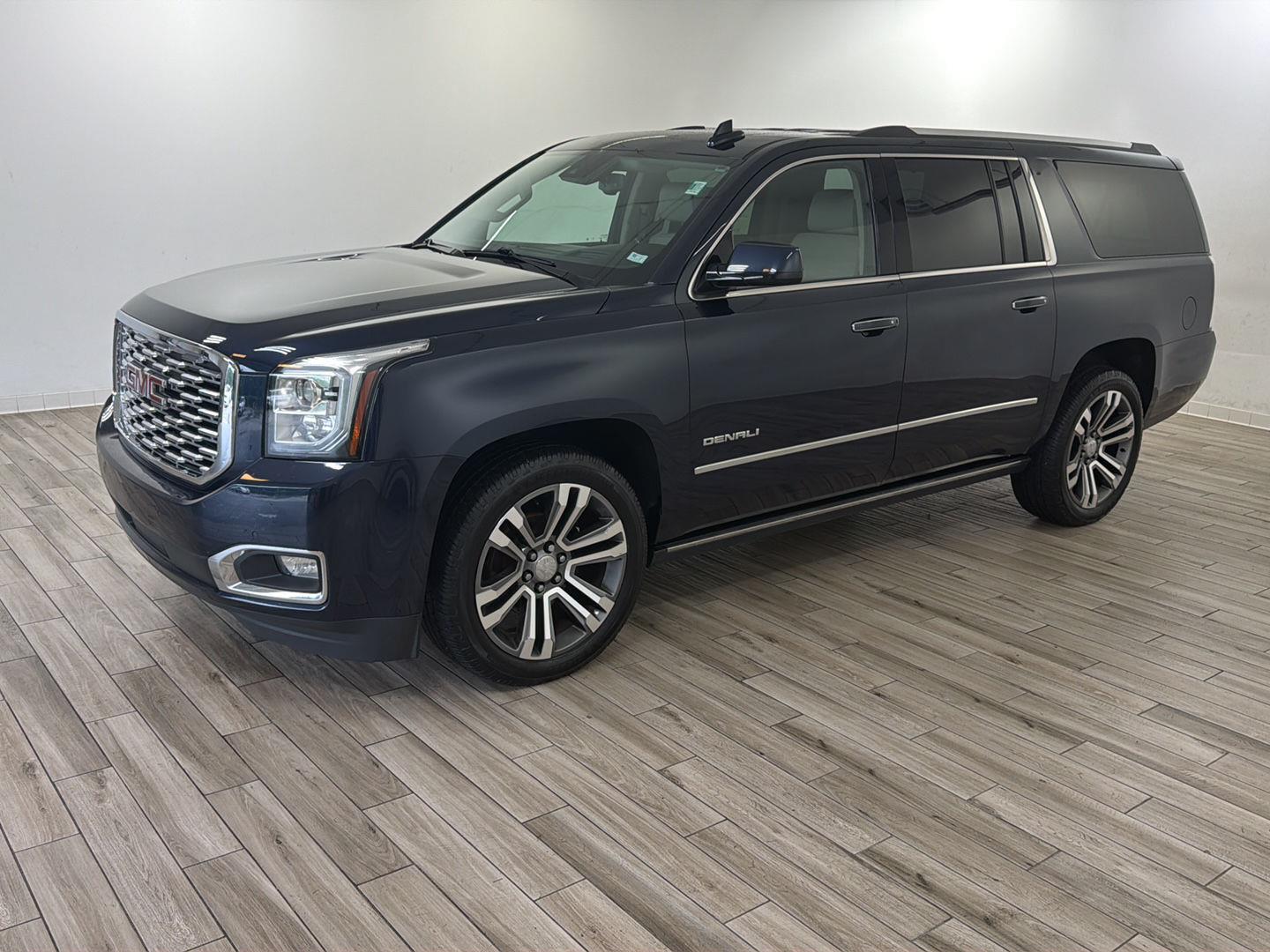 Dark Sapphire Blue Metallic 2020 GMC Yukon XL SUV / Crossover Four-Wheel Drive Automatic