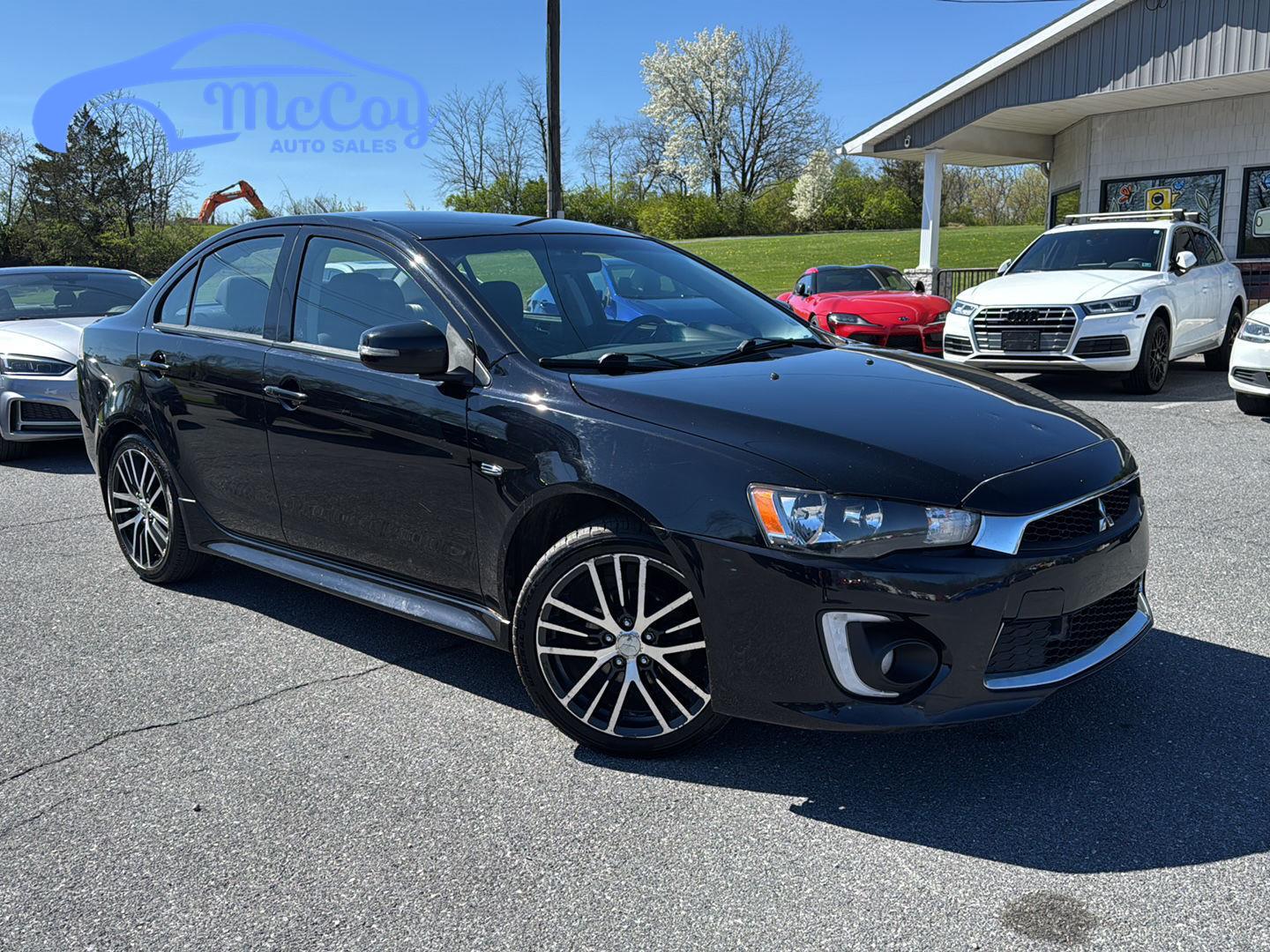 Labrador Black Pearl 2017 Mitsubishi Lancer SE AWD Sedan All-Wheel Drive Continuously Variable Transmission