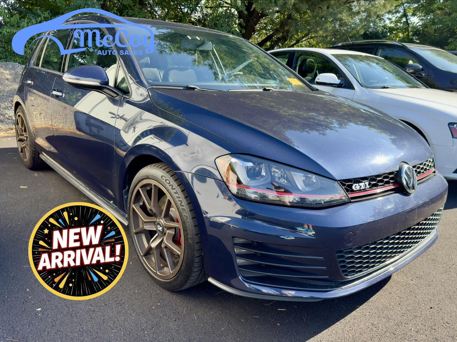 Night Blue Metallic 2016 Volkswagen Golf GTI Hatchback Front-Wheel Drive Automatic