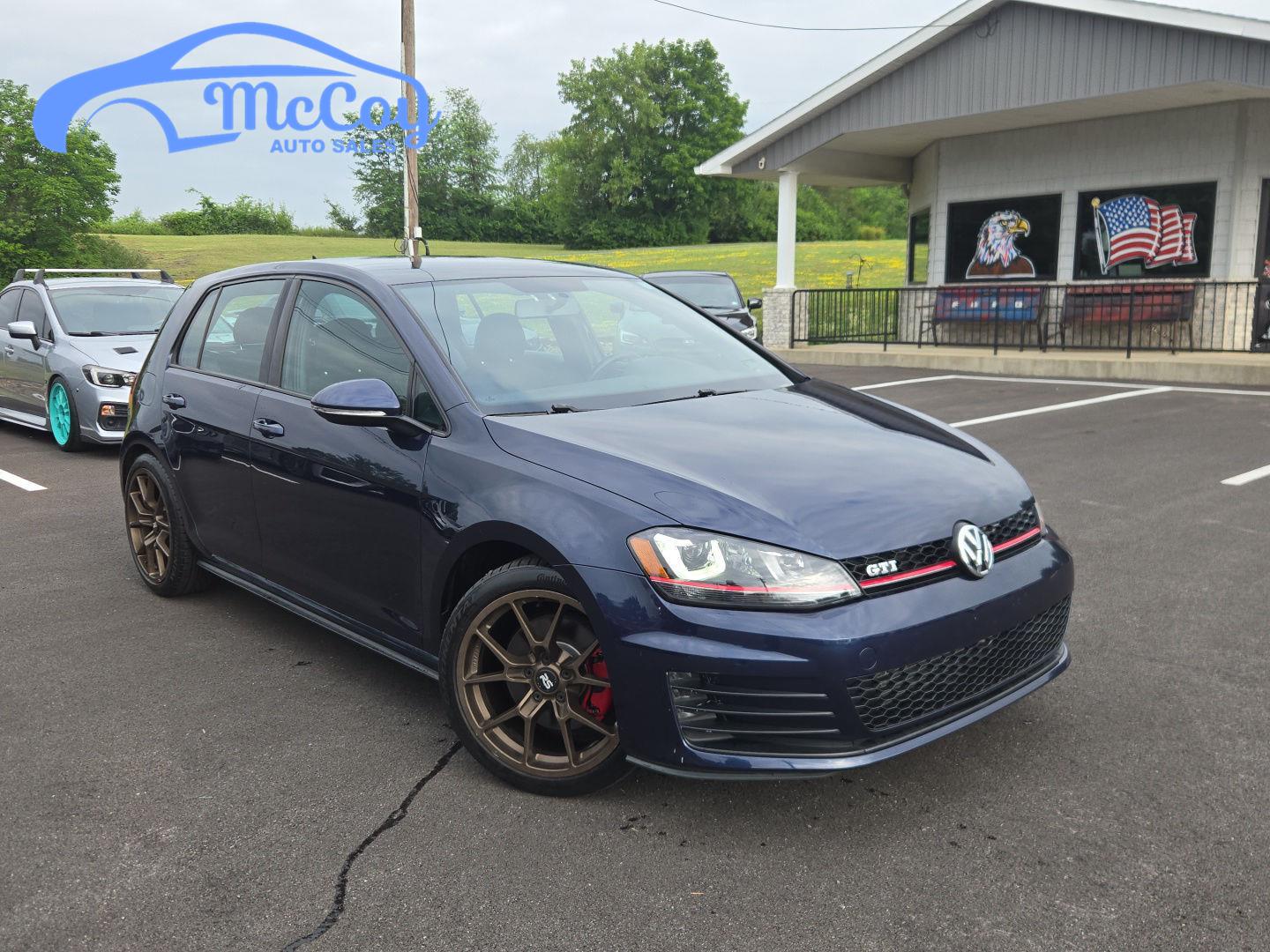 Night Blue Metallic 2016 Volkswagen Golf GTI Hatchback Front-Wheel Drive Automatic
