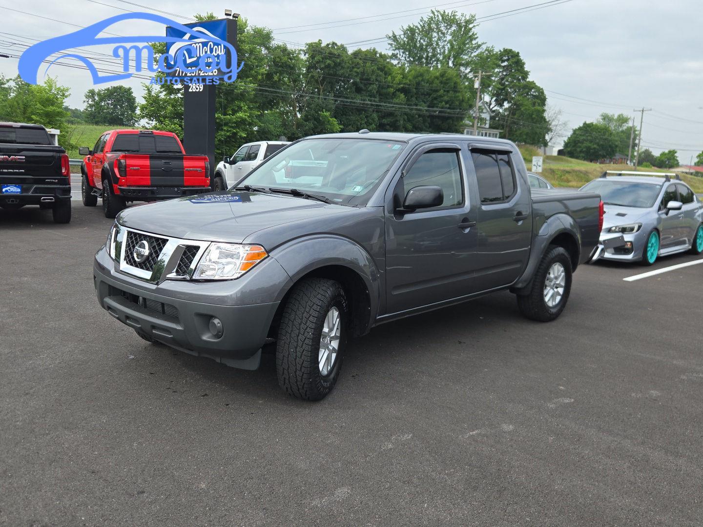 Gray (Gun Metallic) 2017 Nissan Frontier Pickup Truck Four-Wheel Drive Automatic