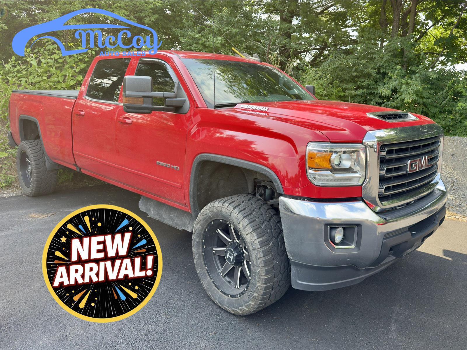 Cardinal Red 2018 GMC Sierra 2500HD Pickup Truck Four-Wheel Drive 6-Speed Automatic