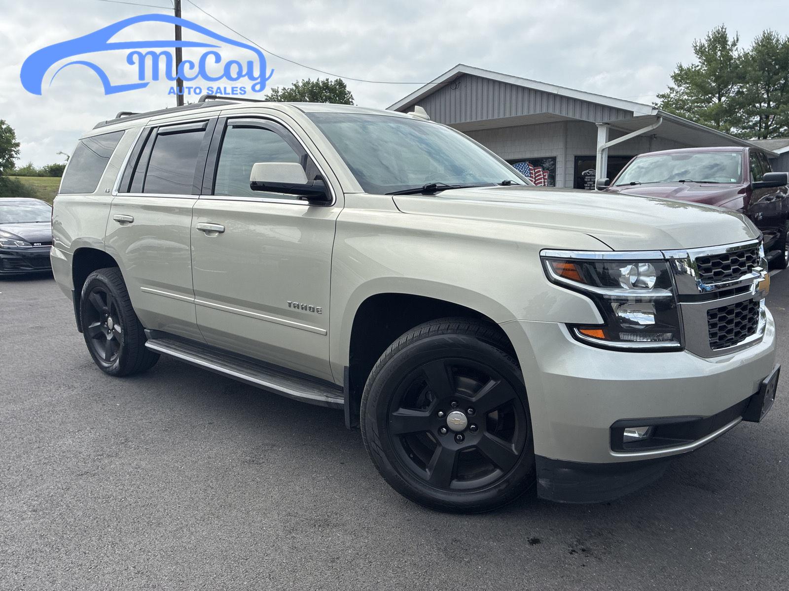 Champagne Silver Metallic 2016 Chevrolet Tahoe SUV / Crossover Four-Wheel Drive 6-Speed Automatic
