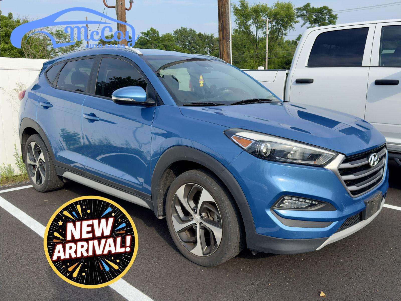Caribbean Blue 2018 Hyundai Tucson SUV / Crossover Front-Wheel Drive Automatic