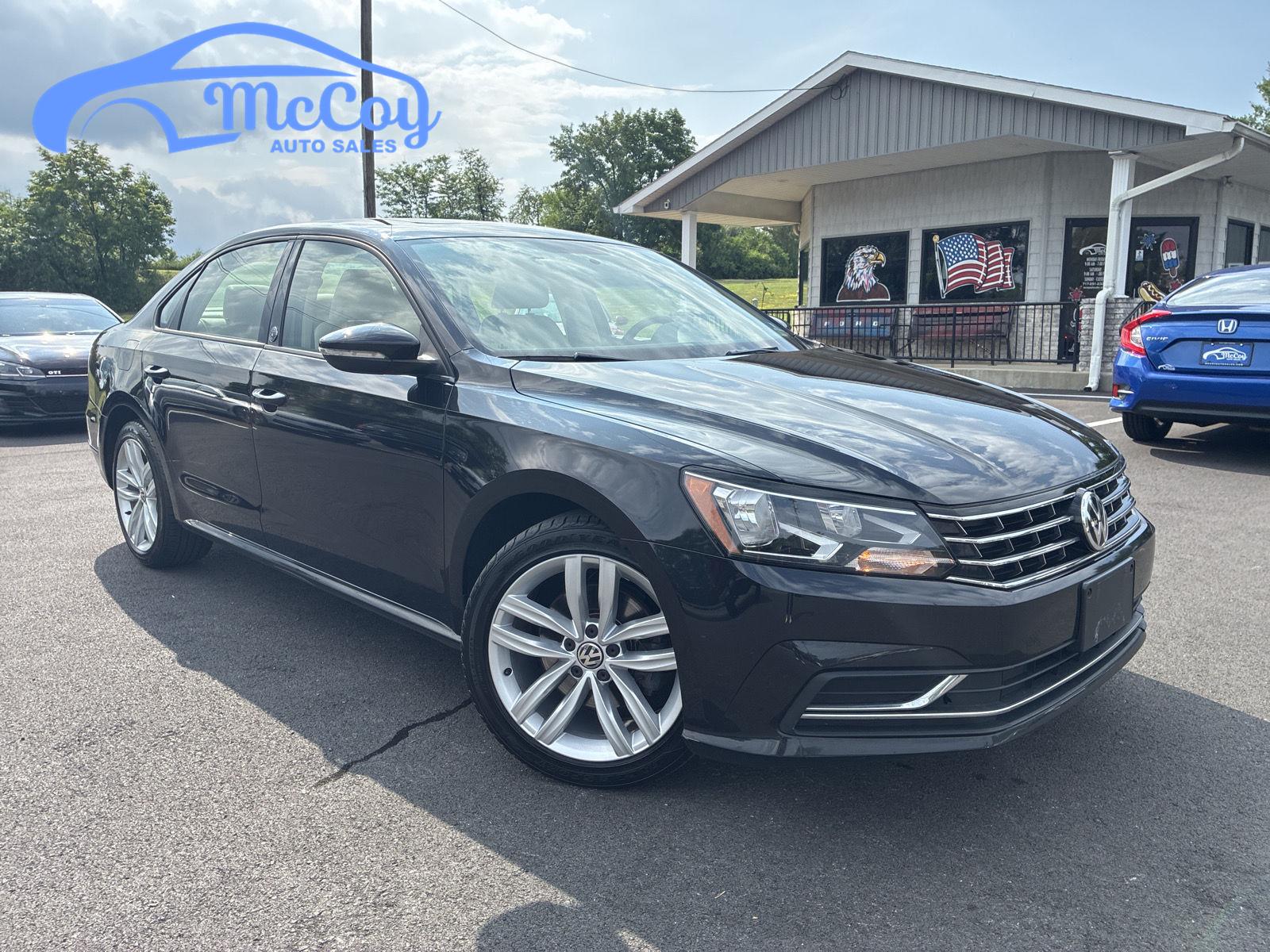 Deep Black Pearl 2019 Volkswagen Passat Sedan Front-Wheel Drive Automatic