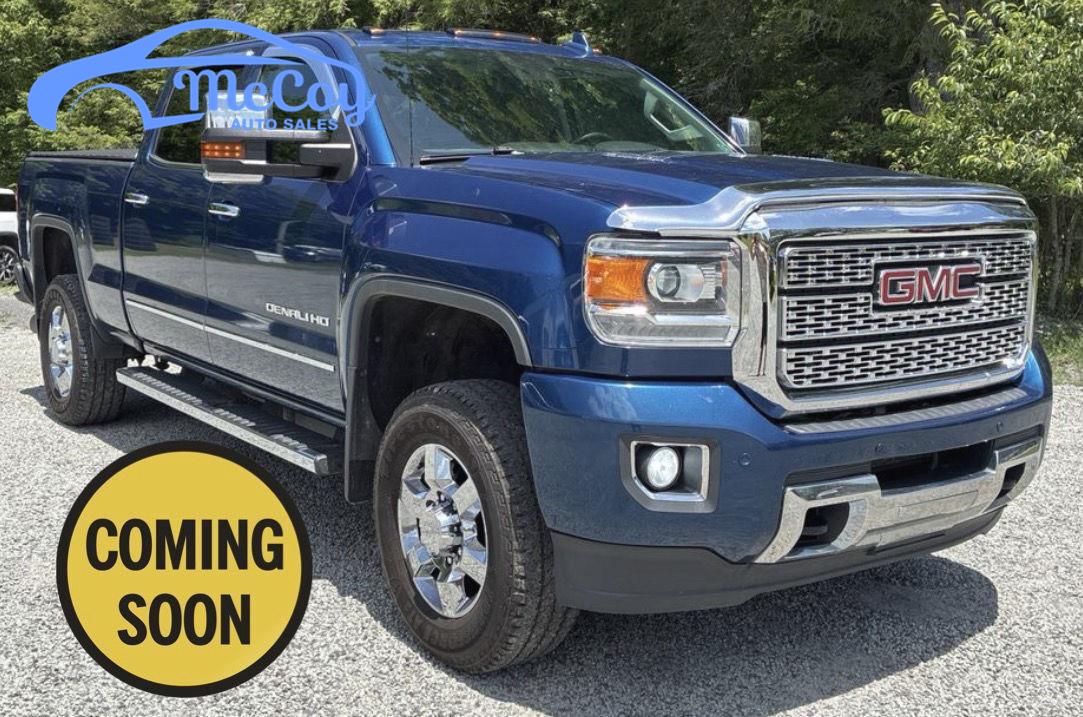Stone Blue Metallic 2016 GMC Sierra 3500HD Pickup Truck Four-Wheel Drive 6-Speed Automatic
