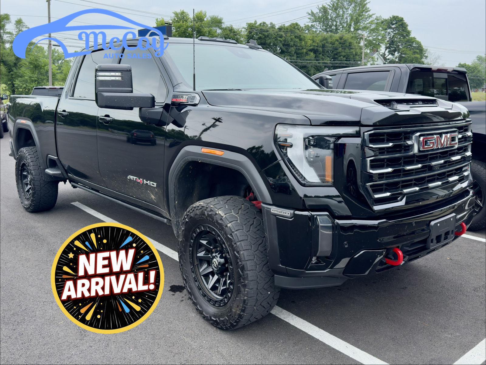 Onyx Black 2024 GMC Sierra 2500HD Pickup Truck Four-Wheel Drive Automatic