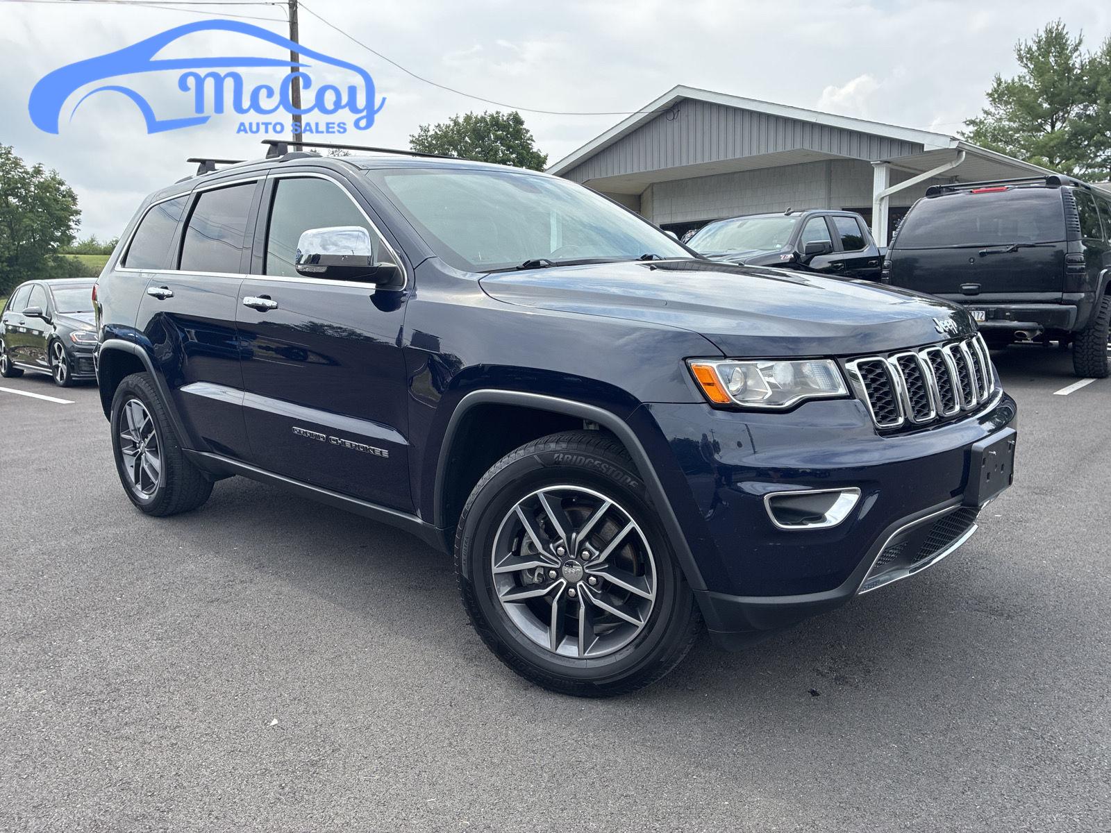 True Blue Pearlcoat 2017 Jeep Grand Cherokee SUV / Crossover Four-Wheel Drive 8-Speed Automatic