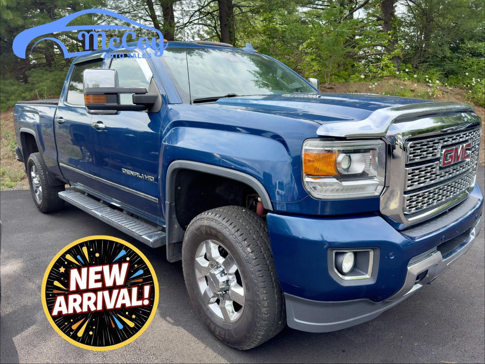 Stone Blue Metallic 2016 GMC Sierra 3500HD Pickup Truck Four-Wheel Drive 6-Speed Automatic