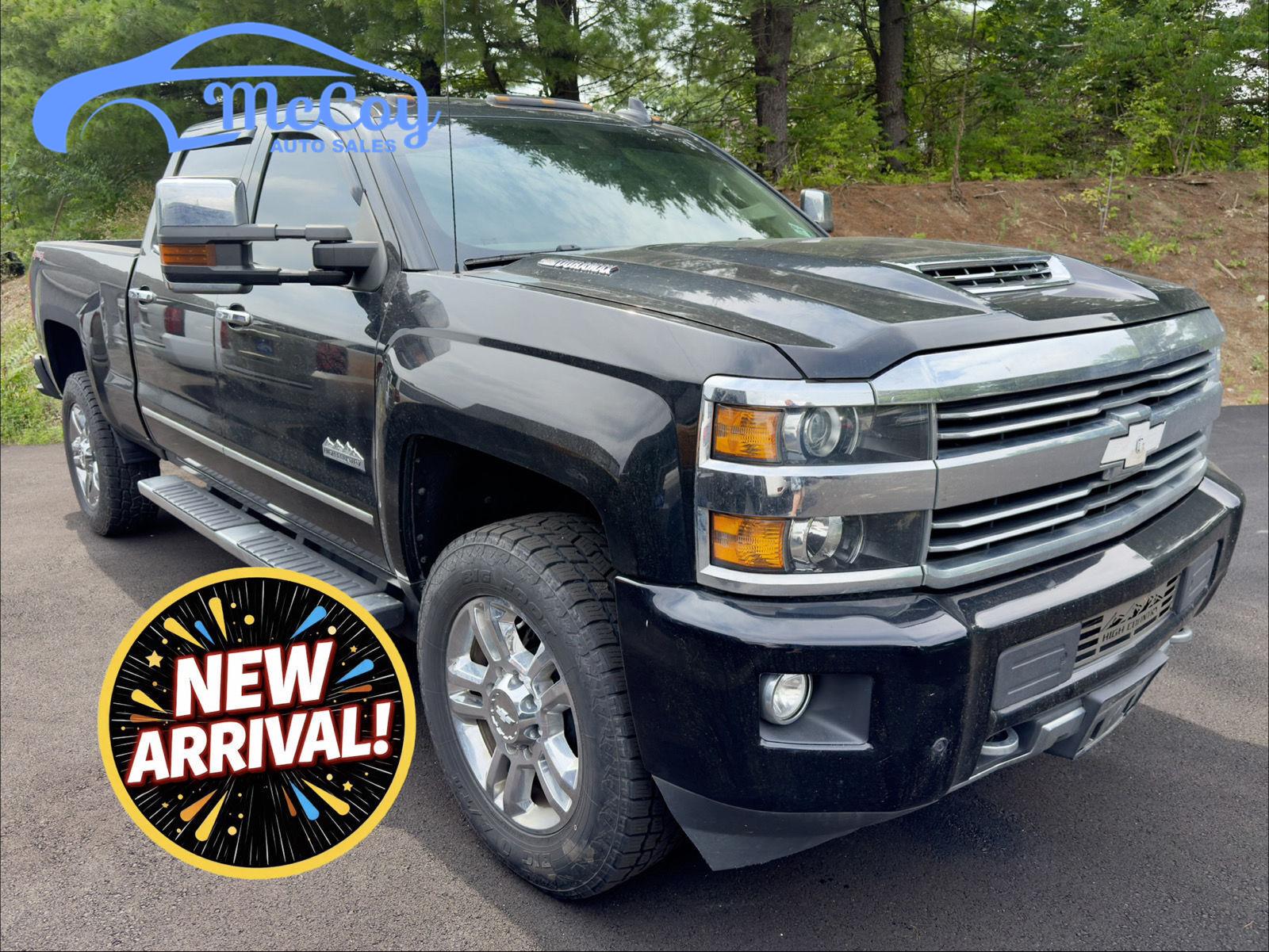 Black 2017 Chevrolet Silverado 2500HD Pickup Truck Four-Wheel Drive 6-Speed Automatic
