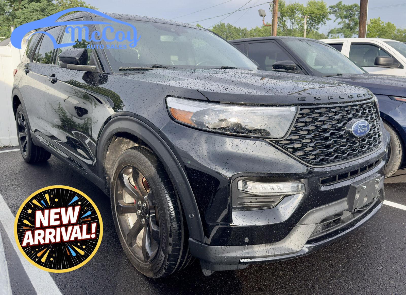 Agate Black Metallic 2022 Ford Explorer SUV / Crossover All-Wheel Drive Automatic