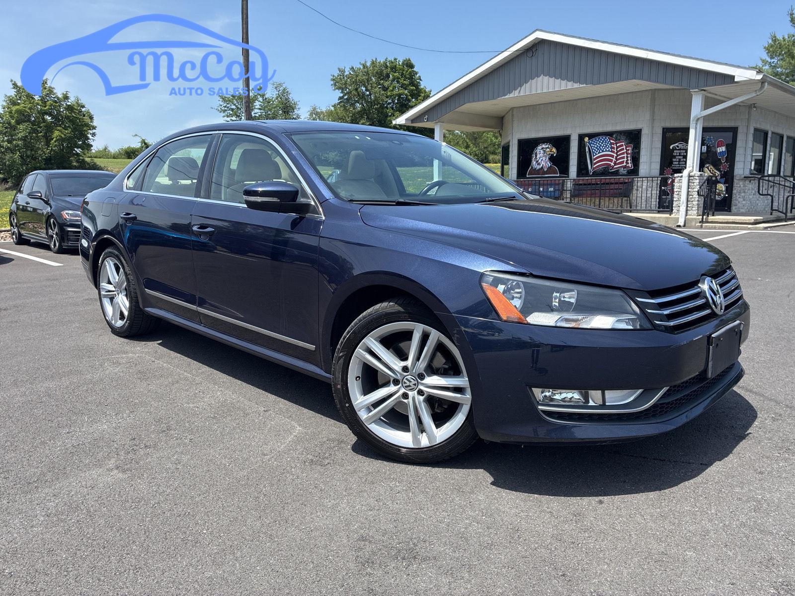 Night Blue Metallic 2015 Volkswagen Passat Sedan Front-Wheel Drive Automatic