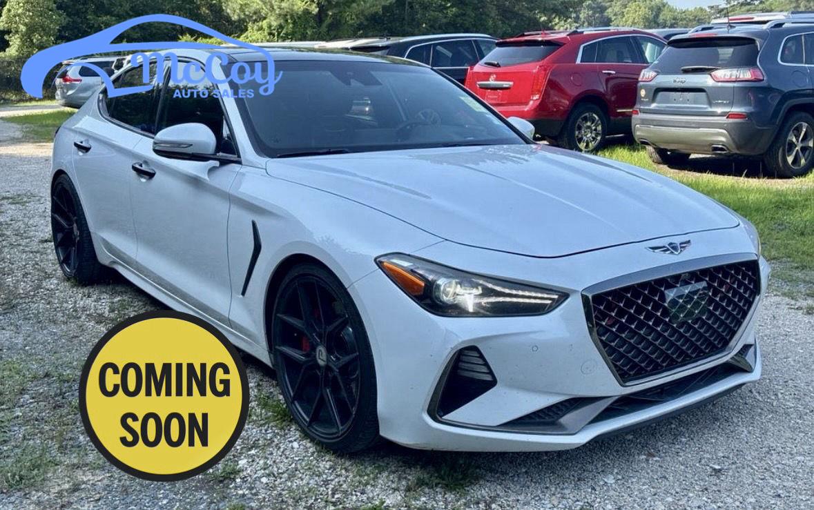 Casablanca White 2019 Genesis G70 Sedan Rear-Wheel Drive Automatic