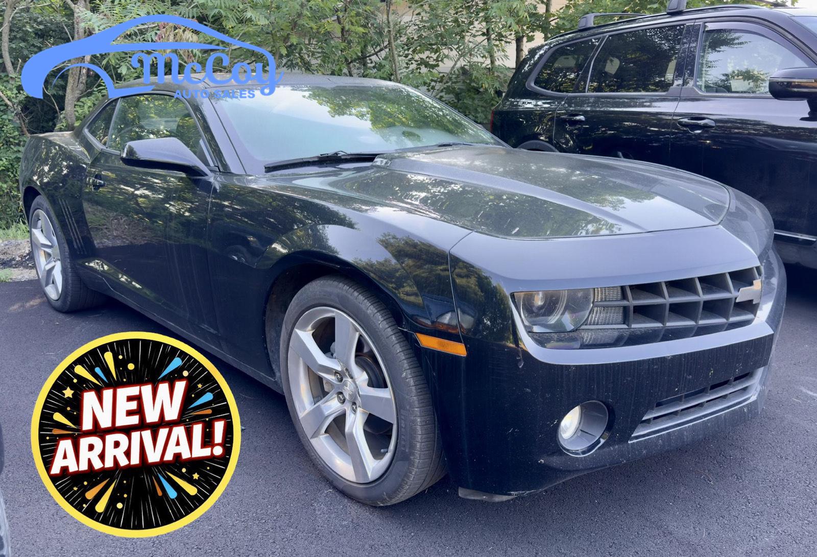 Black 2010 Chevrolet Camaro Coupe Rear-Wheel Drive 6-Speed Automatic