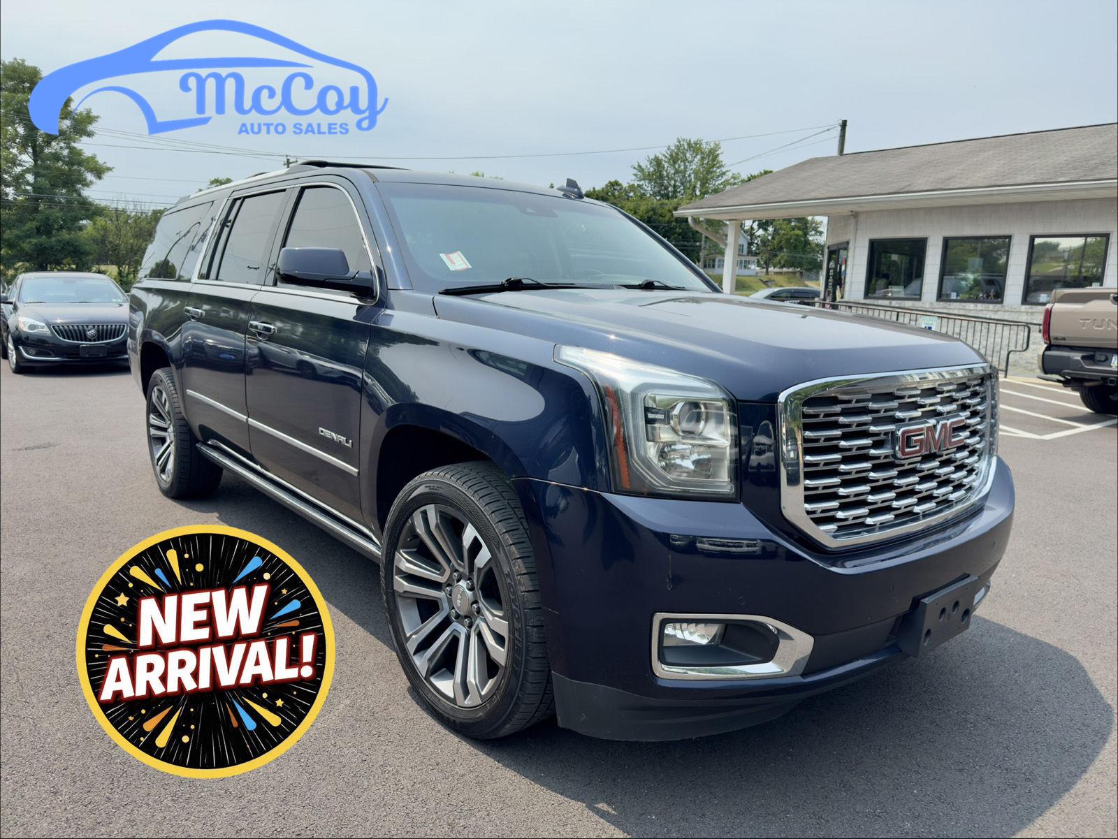Dark Sapphire Blue Metallic 2018 GMC Yukon XL SUV / Crossover Four-Wheel Drive Automatic