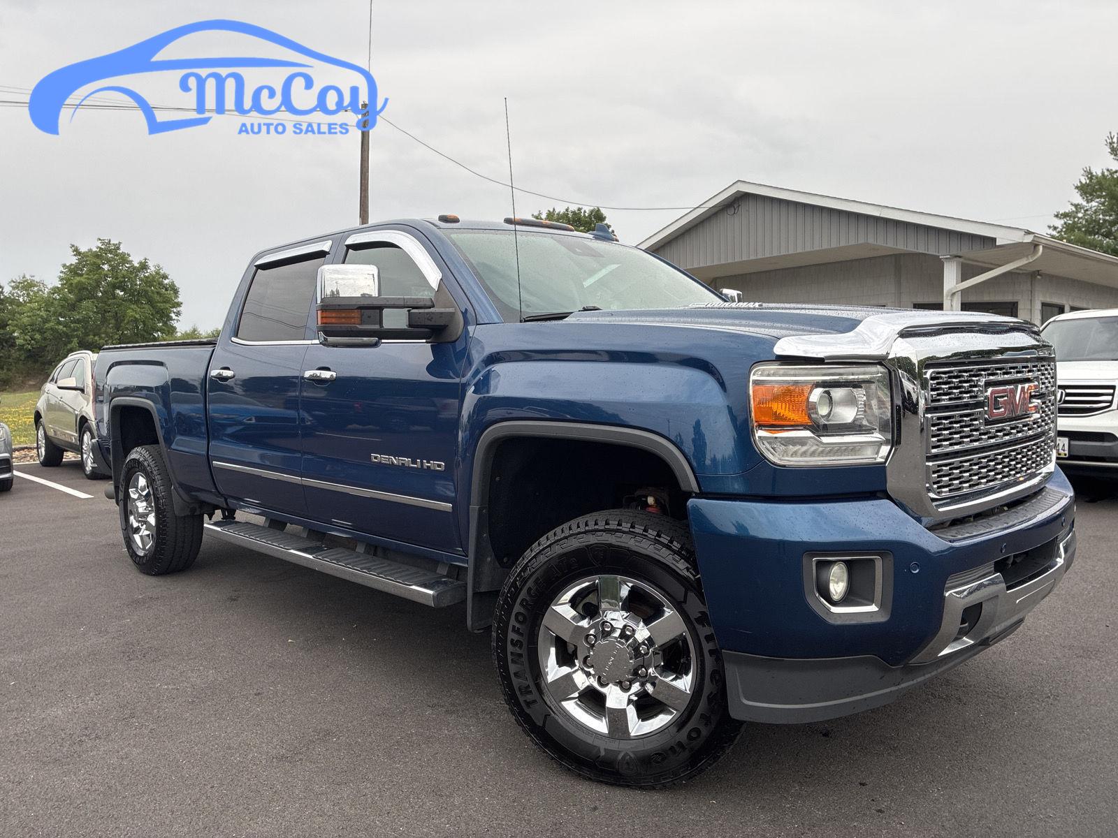 Stone Blue Metallic 2016 GMC Sierra 3500HD Pickup Truck Four-Wheel Drive 6-Speed Automatic