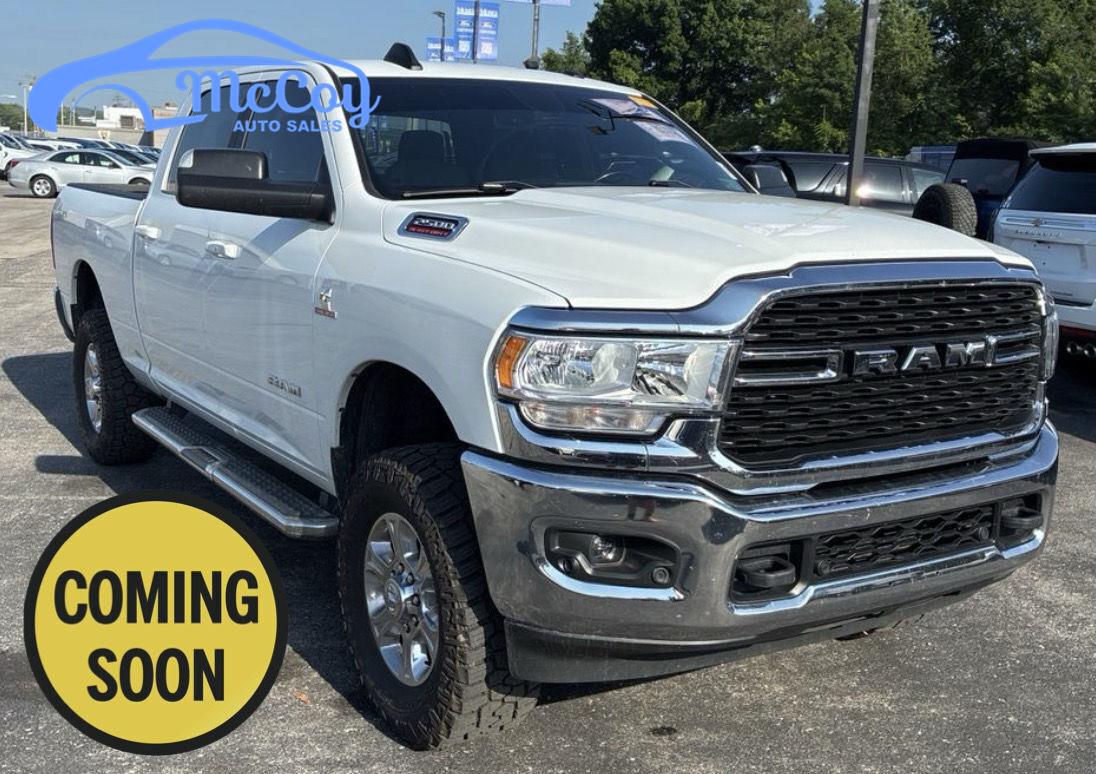 Bright White Clearcoat 2022 RAM 2500 Pickup Truck Four-Wheel Drive 6-Speed Automatic