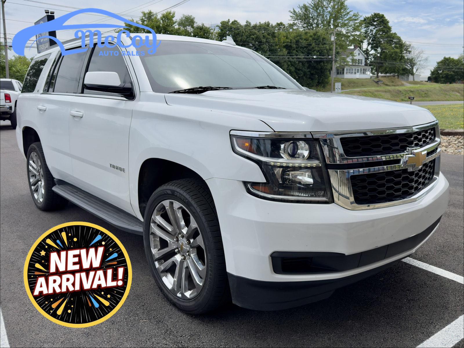 Summit White 2017 Chevrolet Tahoe SUV / Crossover Four-Wheel Drive 6-Speed Automatic