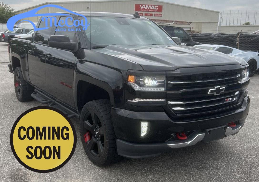 Black 2018 Chevrolet Silverado 1500 Pickup Truck Four-Wheel Drive 8-Speed Automatic