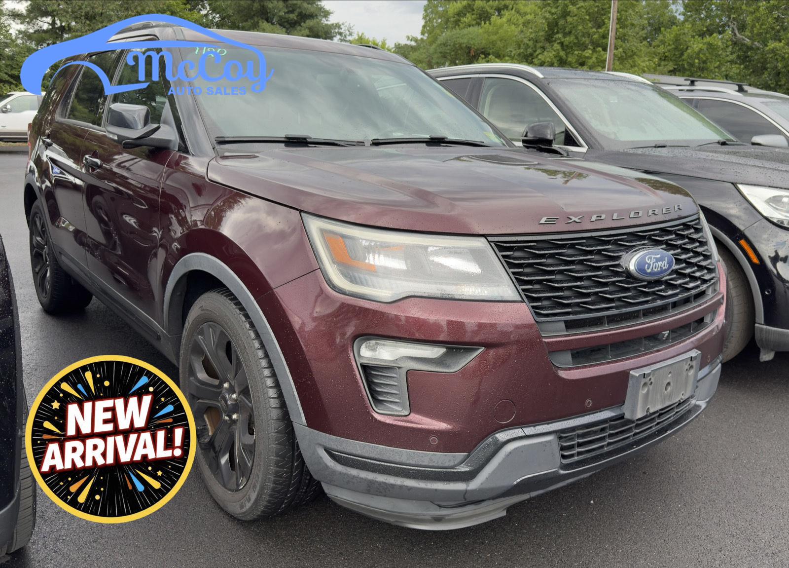 Red (Burgundy Velvet Metallic Tinted Clearcoat) 2019 Ford Explorer SUV / Crossover All-Wheel Drive 6-Speed Automatic