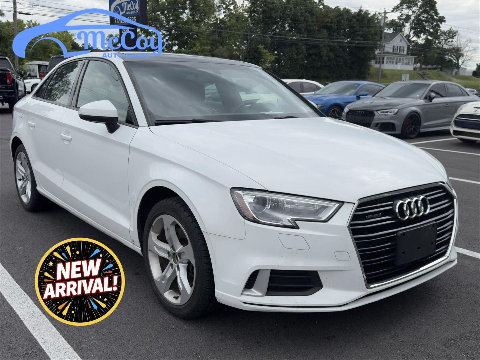 Ibis White 2018 Audi A3 Sedan All-Wheel Drive Automatic