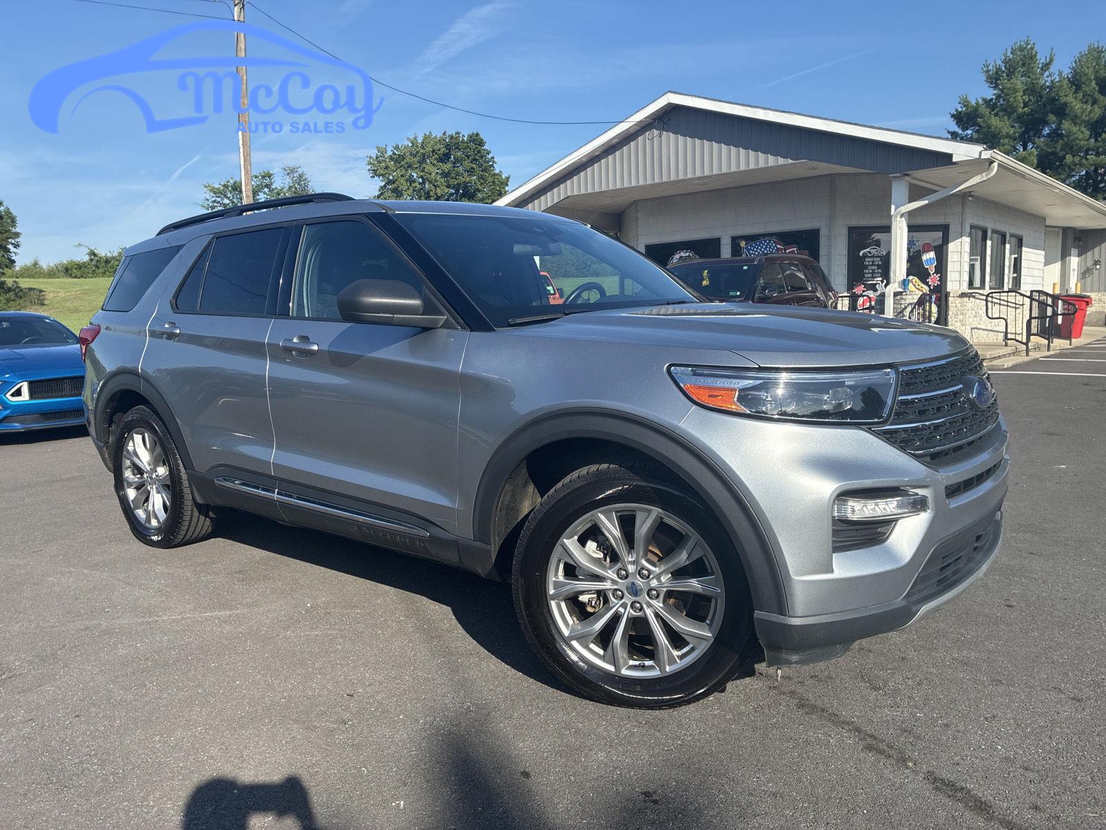 Iconic Silver Metallic 2020 Ford Explorer SUV / Crossover All-Wheel Drive Automatic