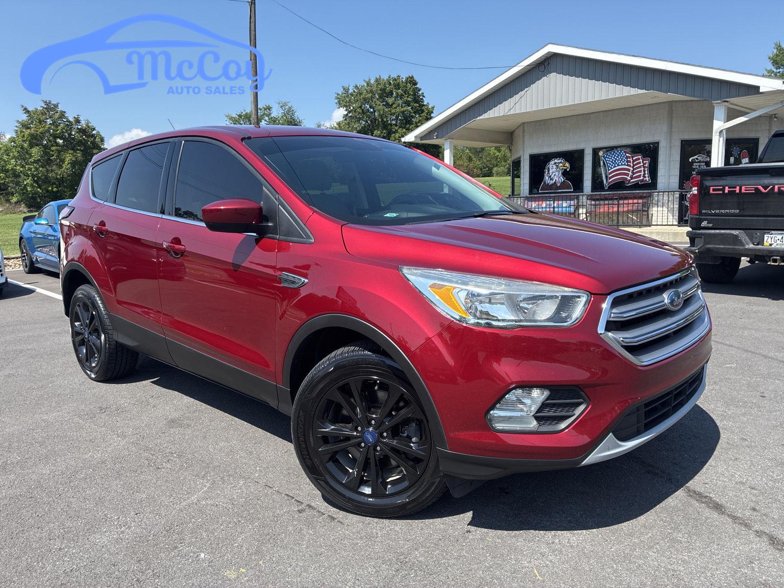 Ruby Red Metallic Tinted Clearcoat 2017 Ford Escape SUV / Crossover All-Wheel Drive 6-Speed Automatic