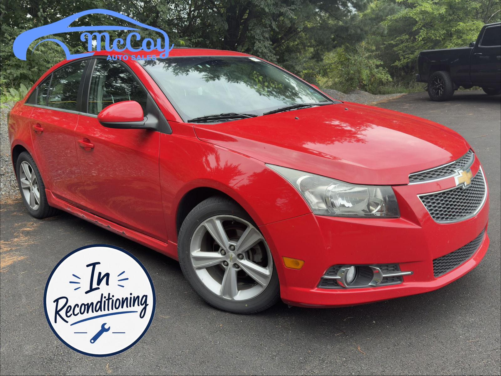 Red Hot 2014 Chevrolet Cruze Sedan Front-Wheel Drive 6-Speed Automatic