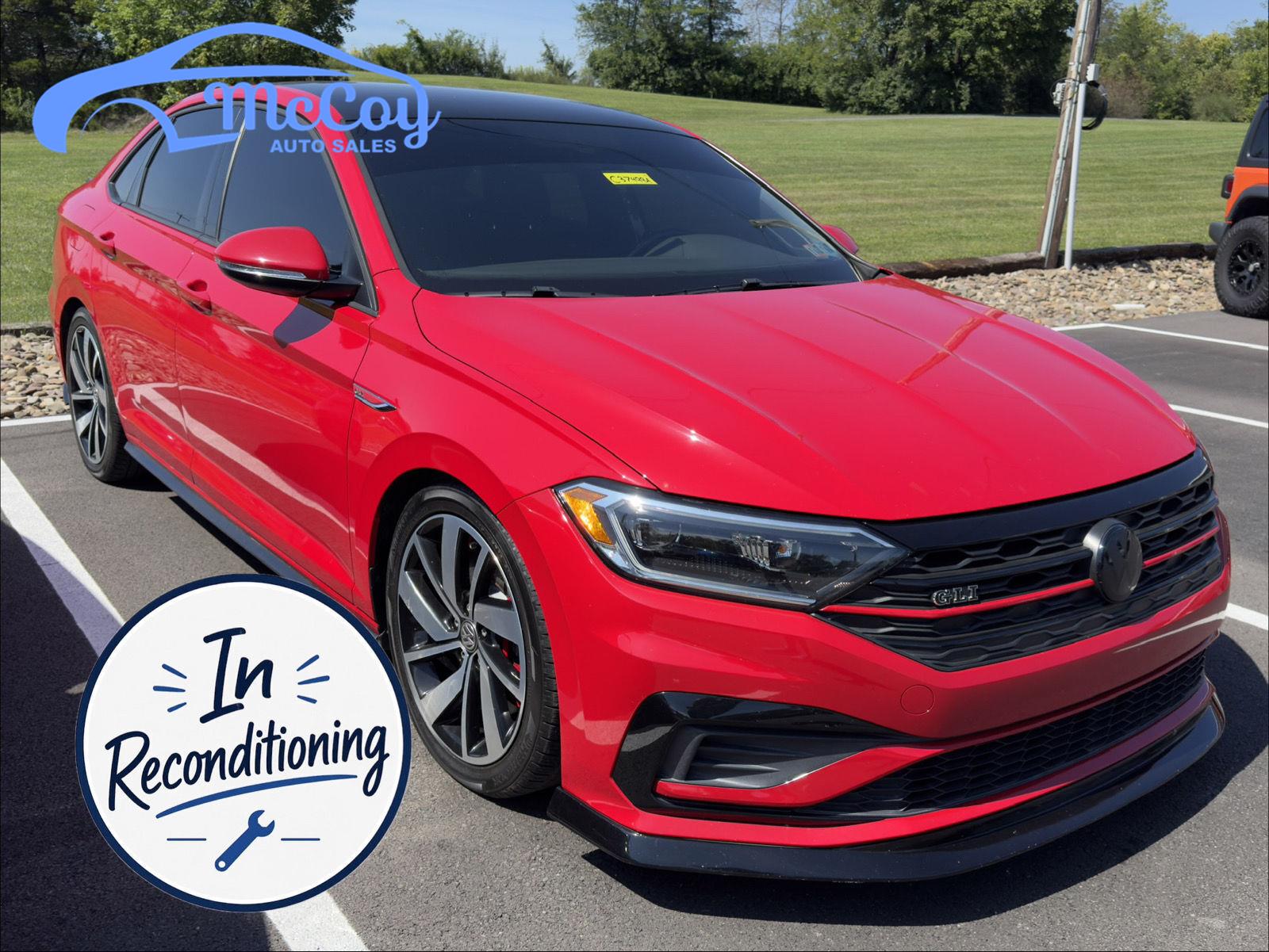 Tornado Red 2019 Volkswagen Jetta GLI Sedan Front-Wheel Drive Manual