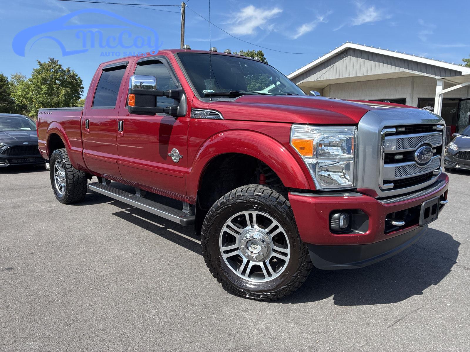Ruby Red Metallic Tinted Clearcoat 2015 Ford F-350 Super Duty Pickup Truck Four-Wheel Drive 6-Speed Automatic