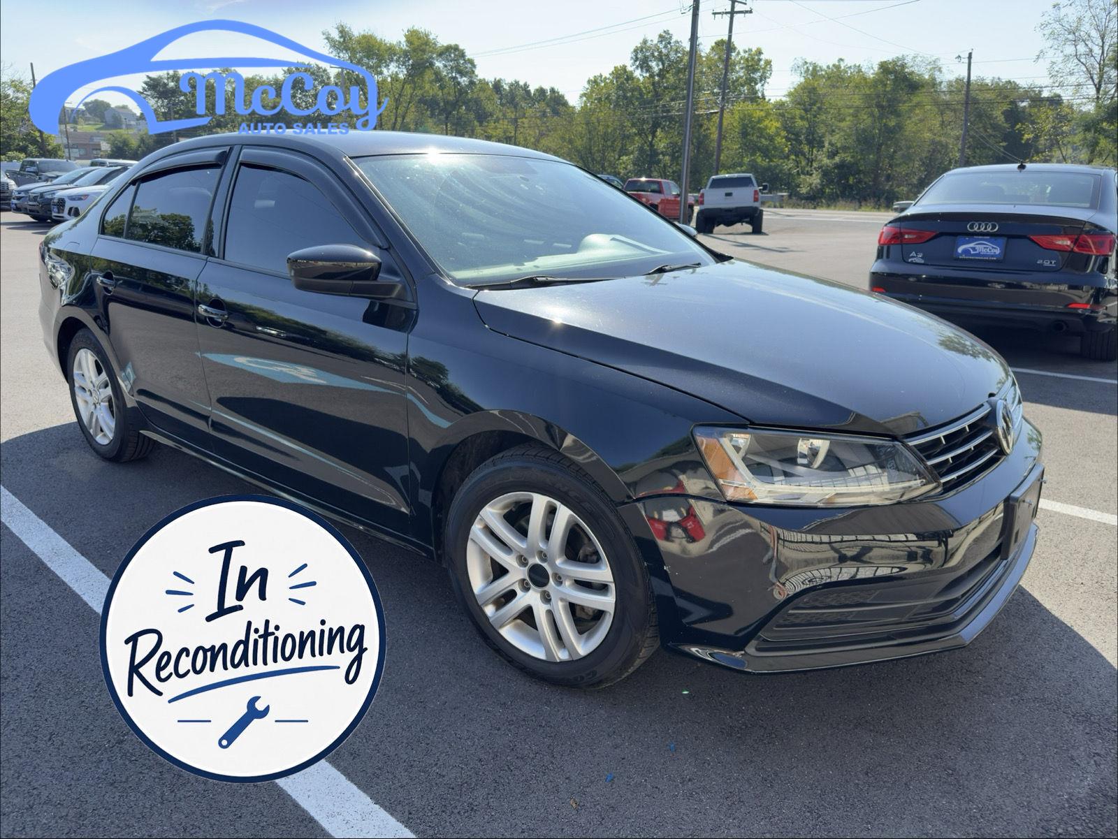 Black Uni 2018 Volkswagen Jetta Sedan Front-Wheel Drive Manual