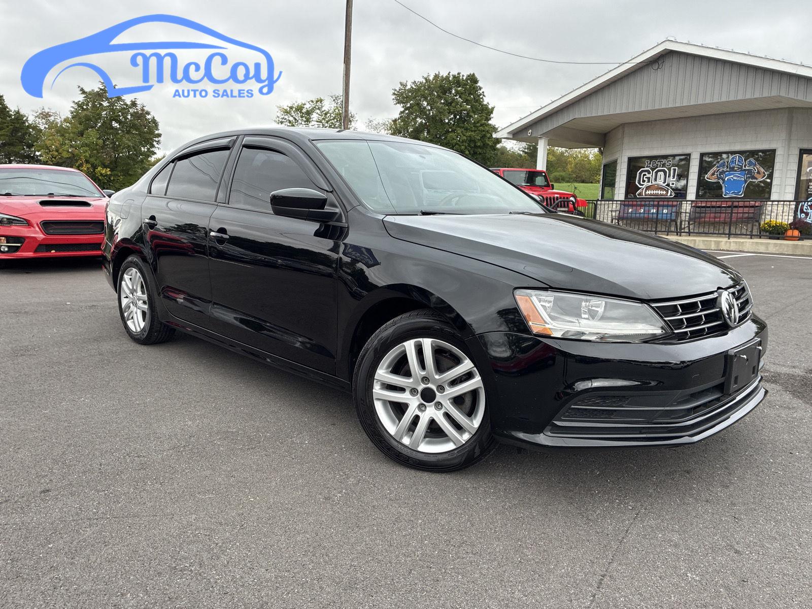 Black Uni 2018 Volkswagen Jetta Sedan Front-Wheel Drive Manual