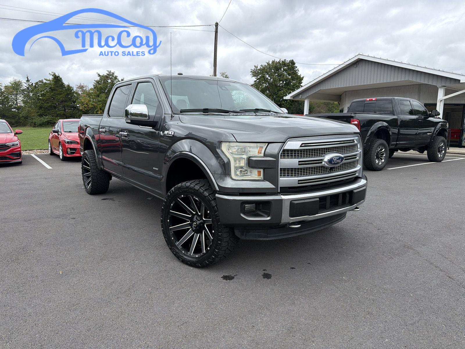 Gray (Magnetic Metallic) 2016 Ford F-150 Pickup Truck Four-Wheel Drive 6-Speed Automatic