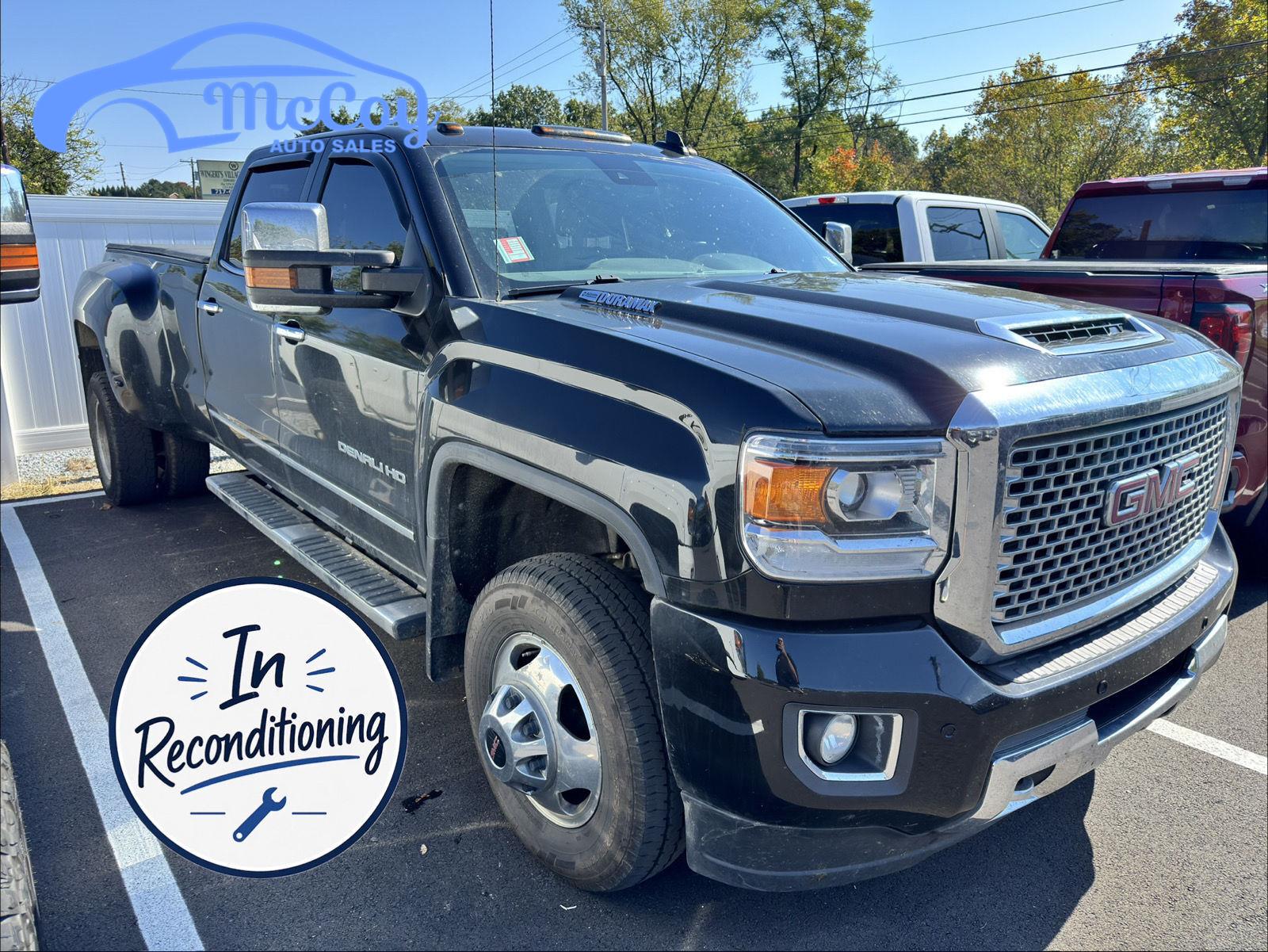 Onyx Black 2017 GMC Sierra 3500HD Pickup Truck Four-Wheel Drive 6-Speed Automatic