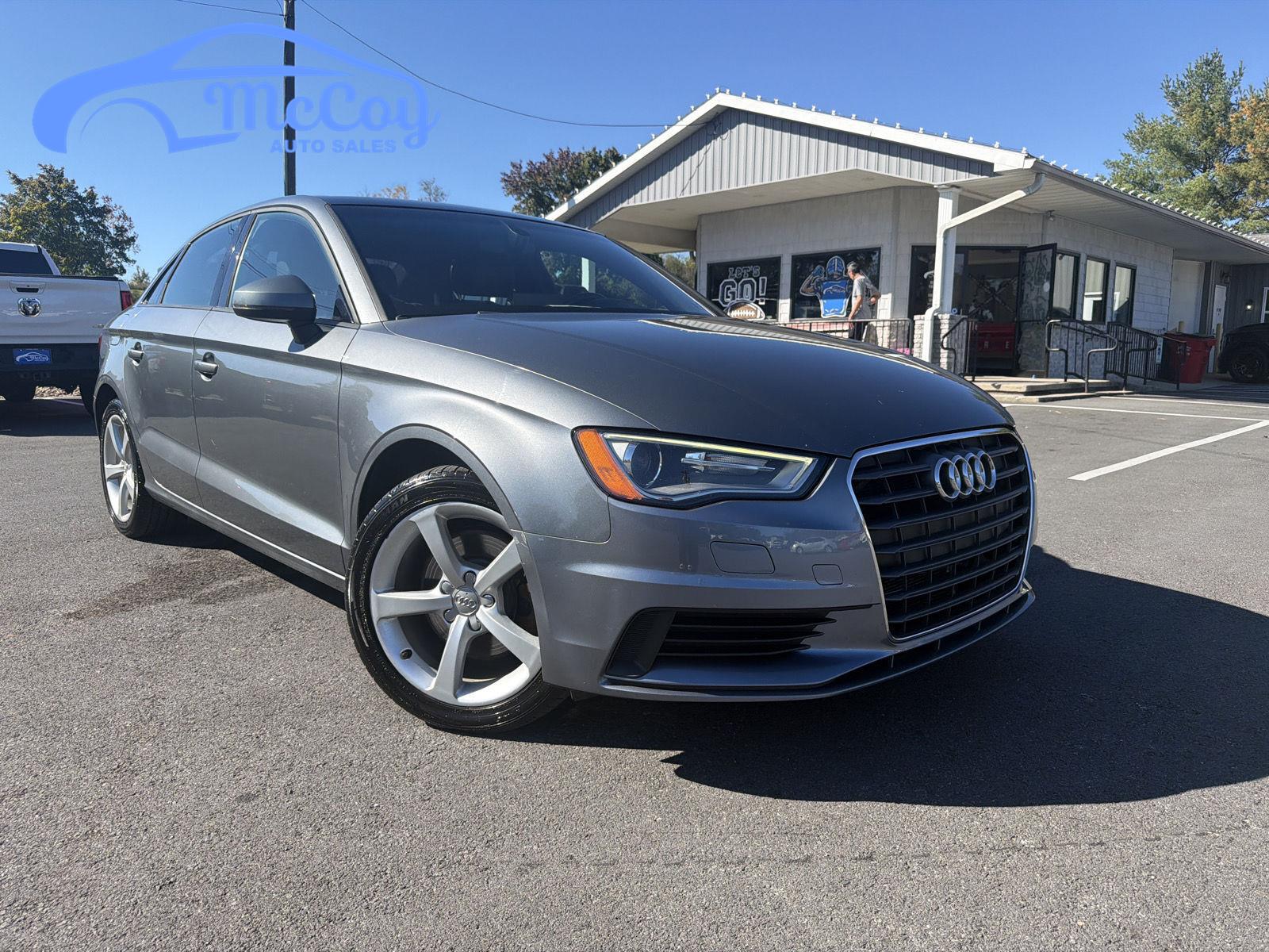 Monsoon Gray Metallic 2015 Audi A3 Sedan Front-Wheel Drive Automatic