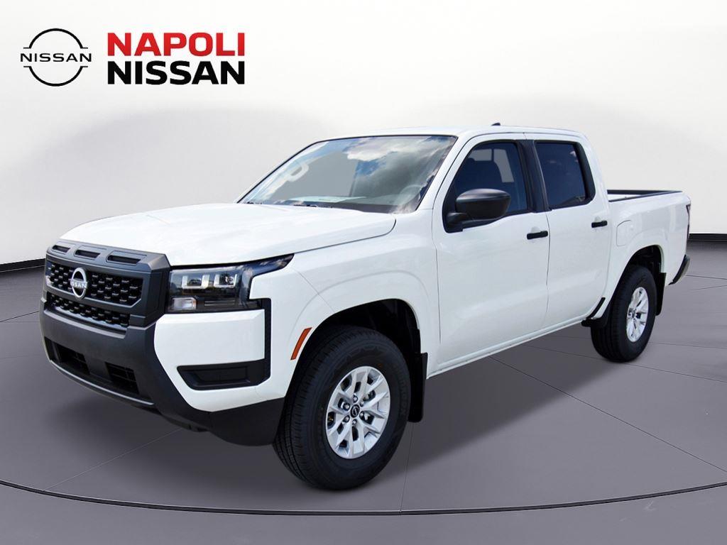 Glacier White 2026 Nissan Frontier Pickup Truck Four-Wheel Drive 9-Speed Automatic Overdrive