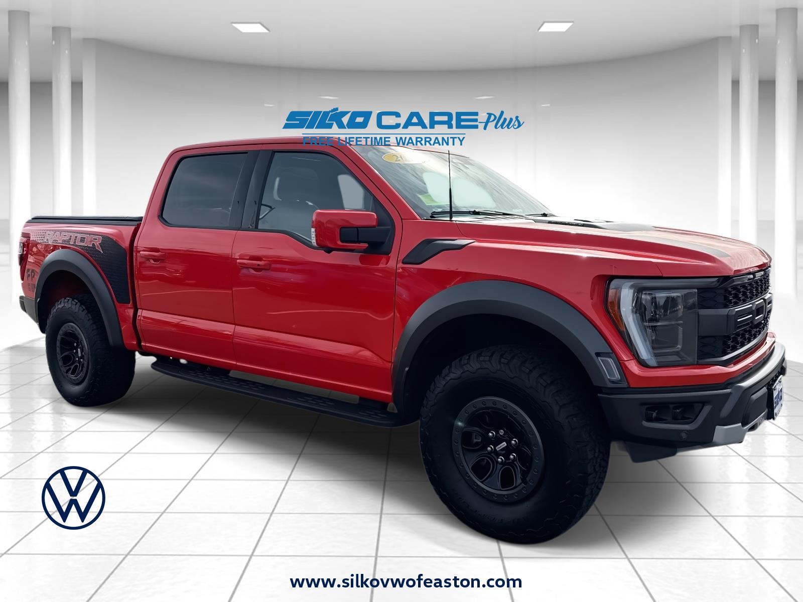 Code Orange 2023 Ford F-150 Raptor SuperCrew 4WD Pickup Truck Four-Wheel Drive Automatic