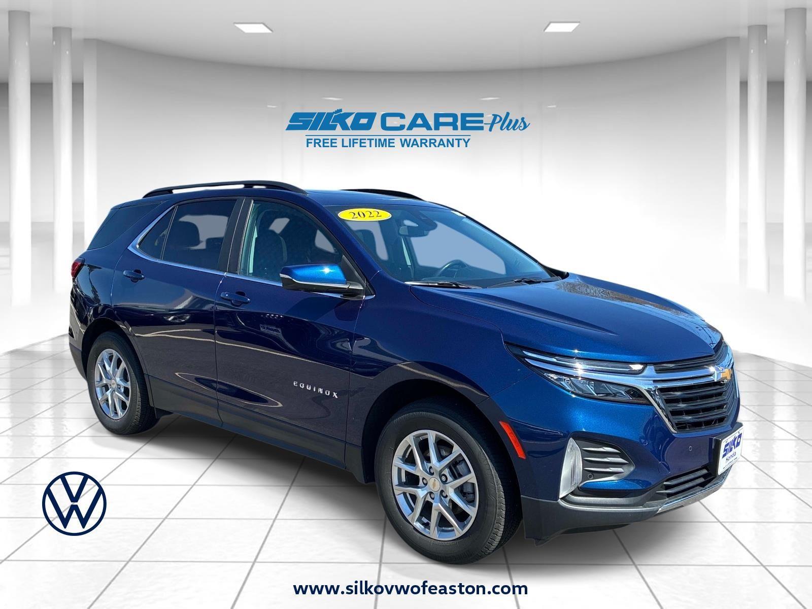 Blue Glow Metallic 2022 Chevrolet Equinox LT AWD with 1LT SUV / Crossover Four-Wheel Drive 6-Speed Automatic