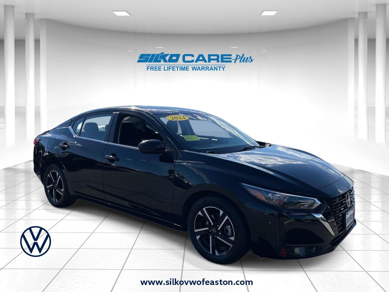 Super Black 2024 Nissan Sentra Sedan Front-Wheel Drive Continuously Variable Transmission