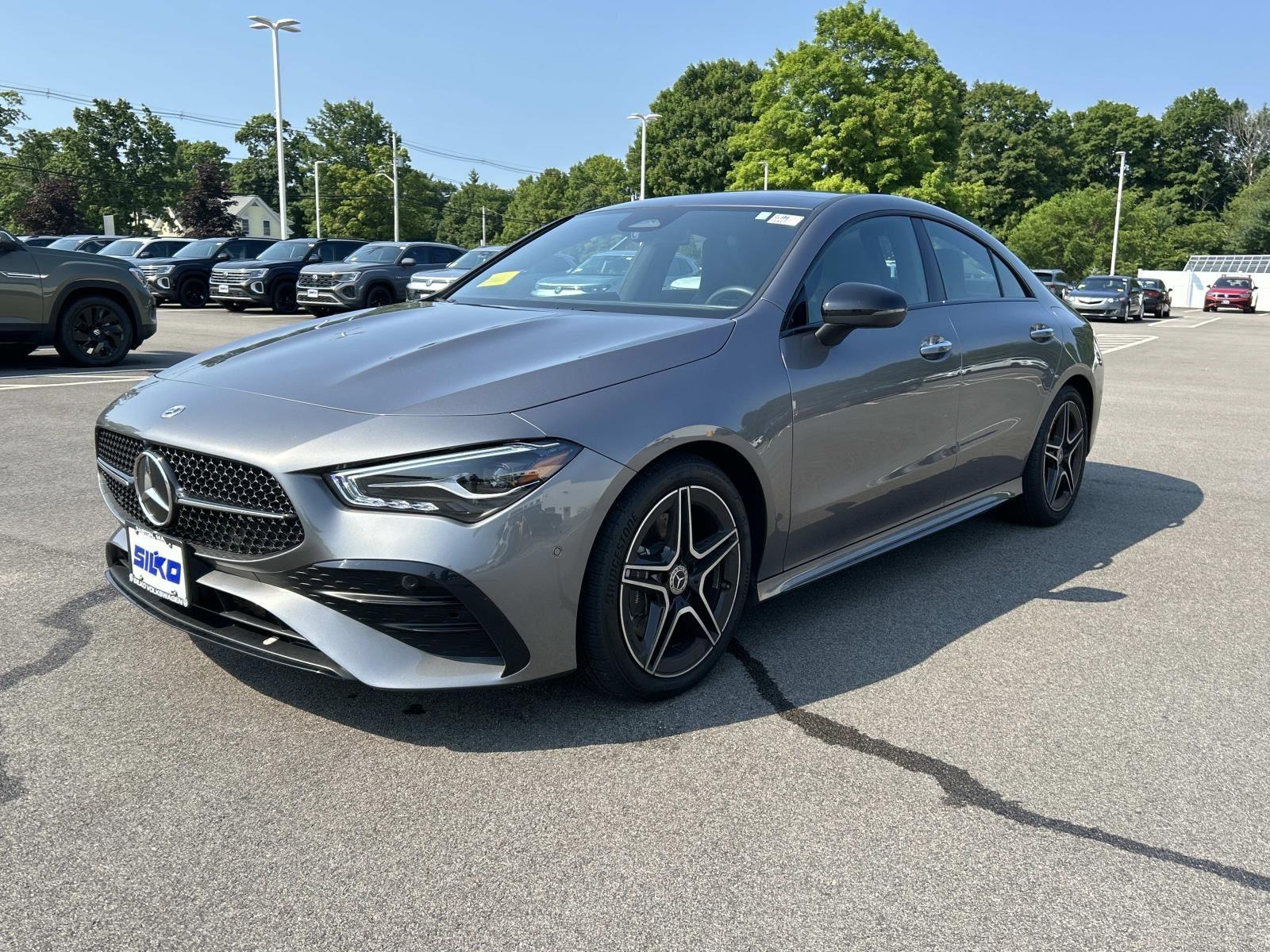 Gray 2024 Mercedes-Benz CLA Coupe All-Wheel Drive Automatic