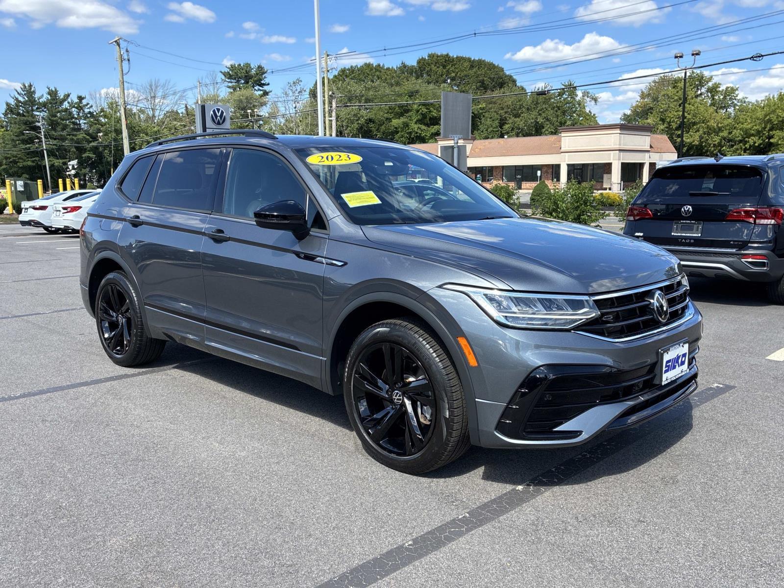 Platinum Gray Metallic 2023 Volkswagen Tiguan SUV / Crossover All-Wheel Drive Automatic