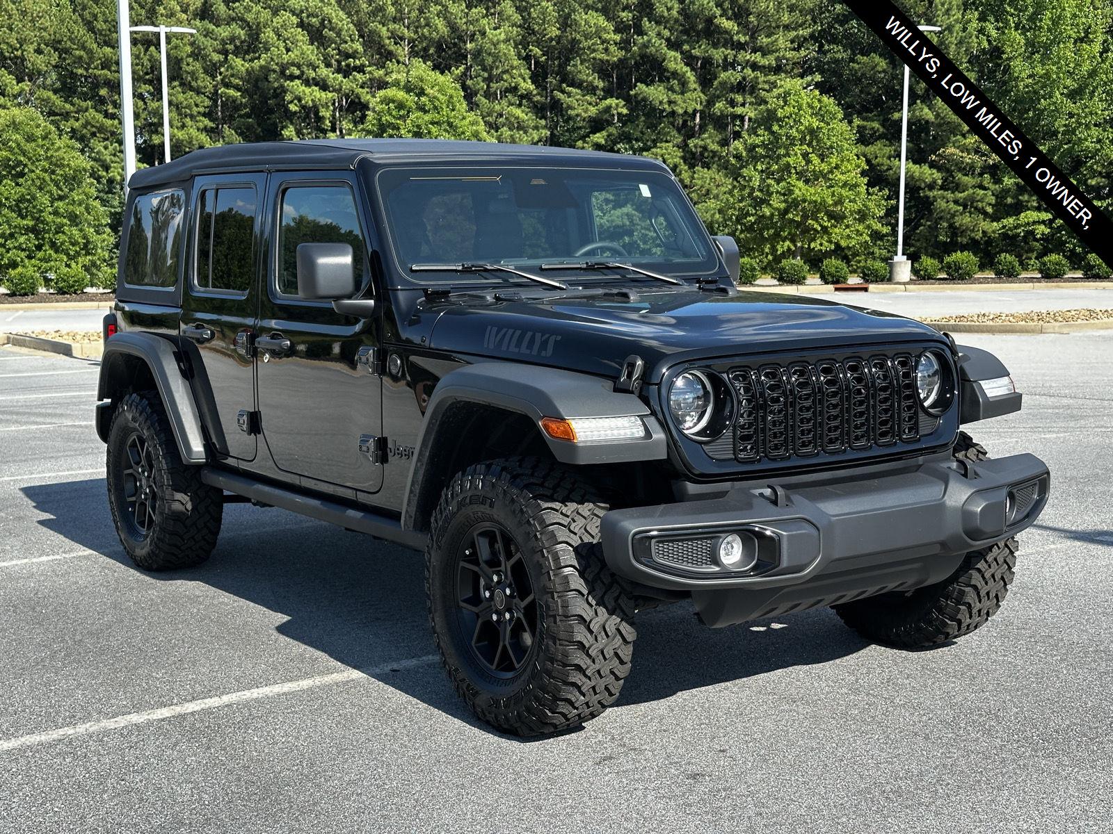 Black Clearcoat 2025 Jeep Wrangler SUV / Crossover Four-Wheel Drive 8-Speed Automatic