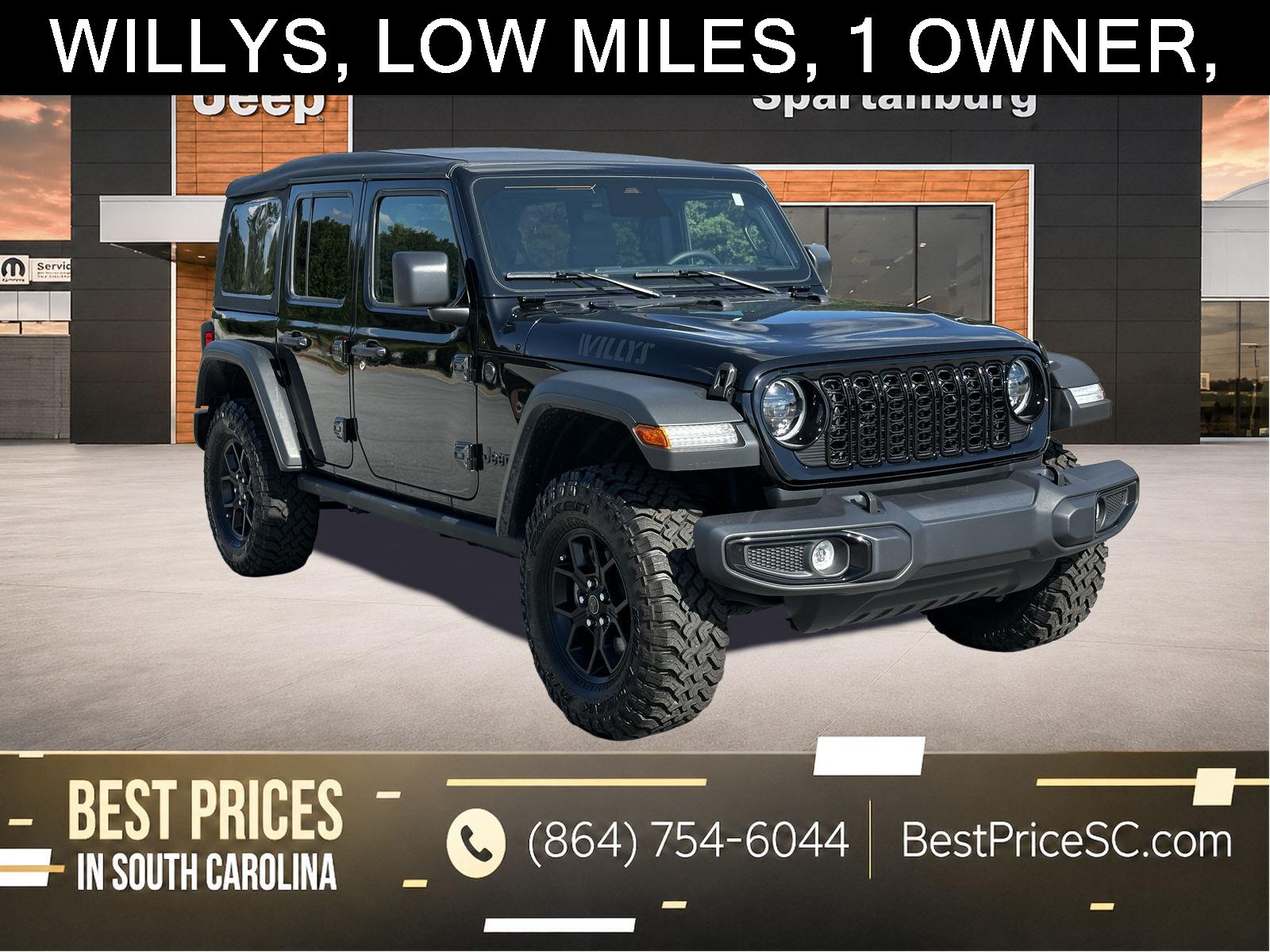 Black Clearcoat 2025 Jeep Wrangler SUV / Crossover Four-Wheel Drive 8-Speed Automatic