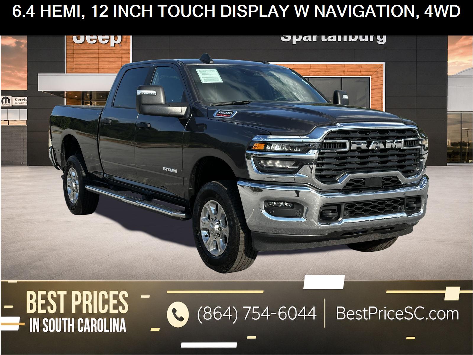Gray (Granite Crystal Metallic Clearcoat) 2026 RAM 2500 Pickup Truck Four-Wheel Drive 8-Speed Automatic