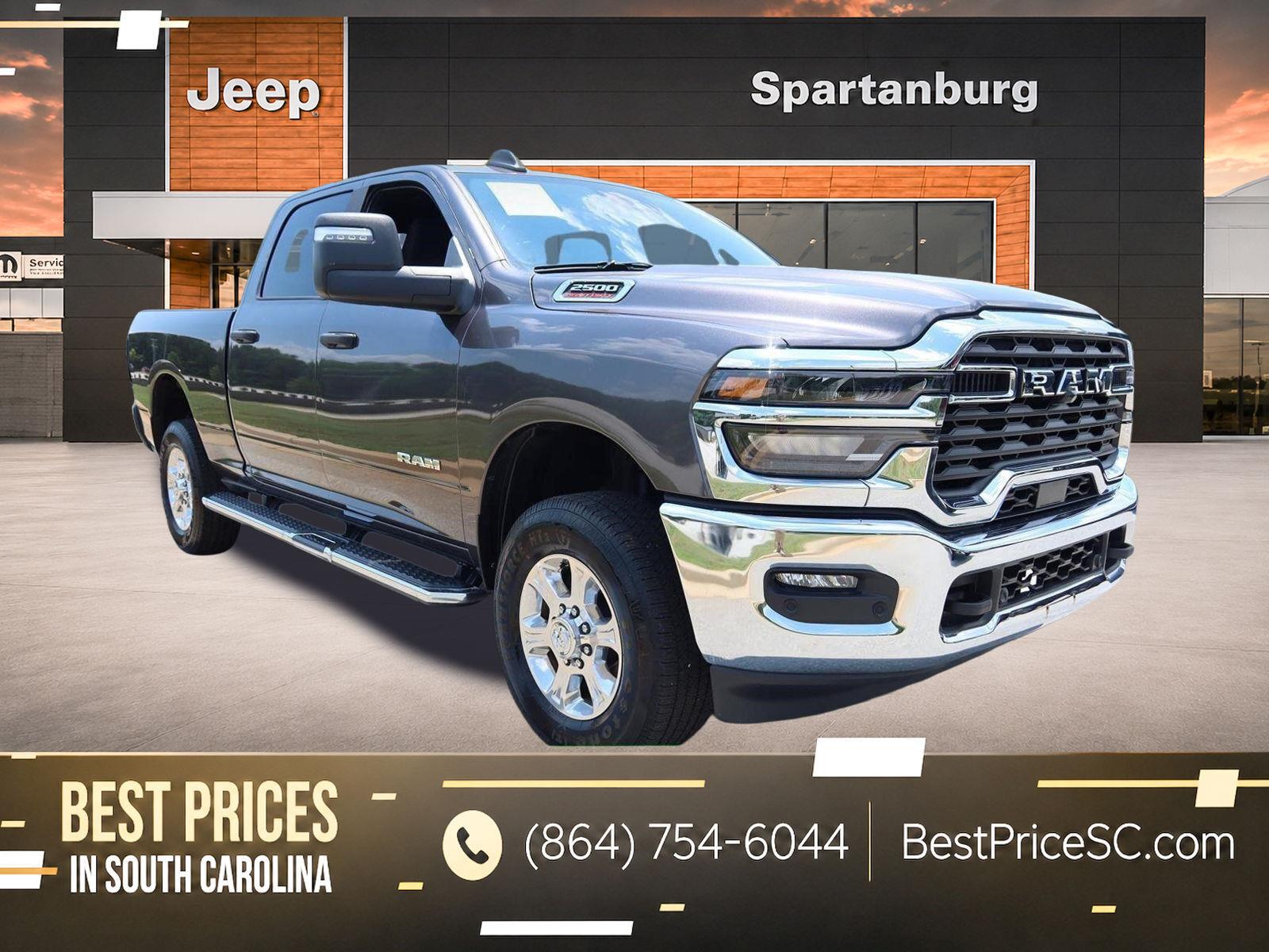 Gray (Granite Crystal Metallic Clearcoat) 2025 RAM 2500 Pickup Truck Four-Wheel Drive 8-Speed Automatic