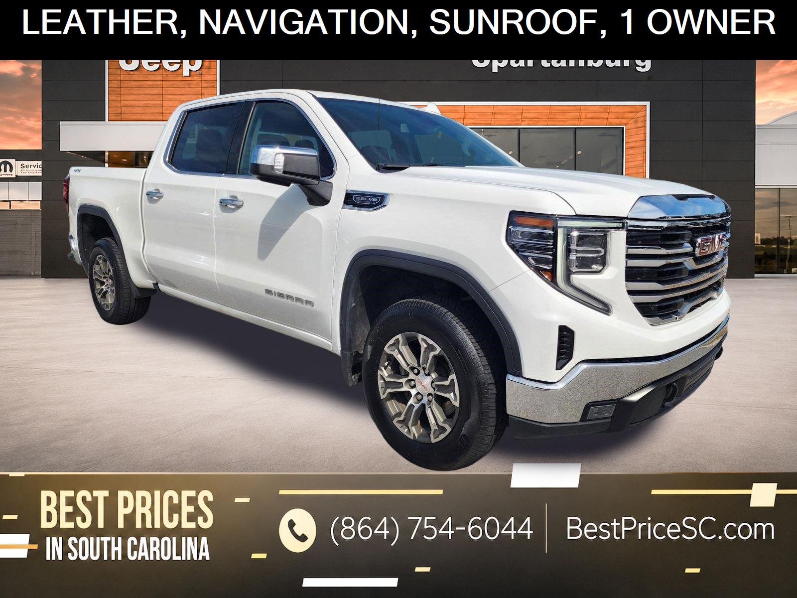 Summit White 2025 GMC Sierra 1500 Pickup Truck Four-Wheel Drive Automatic