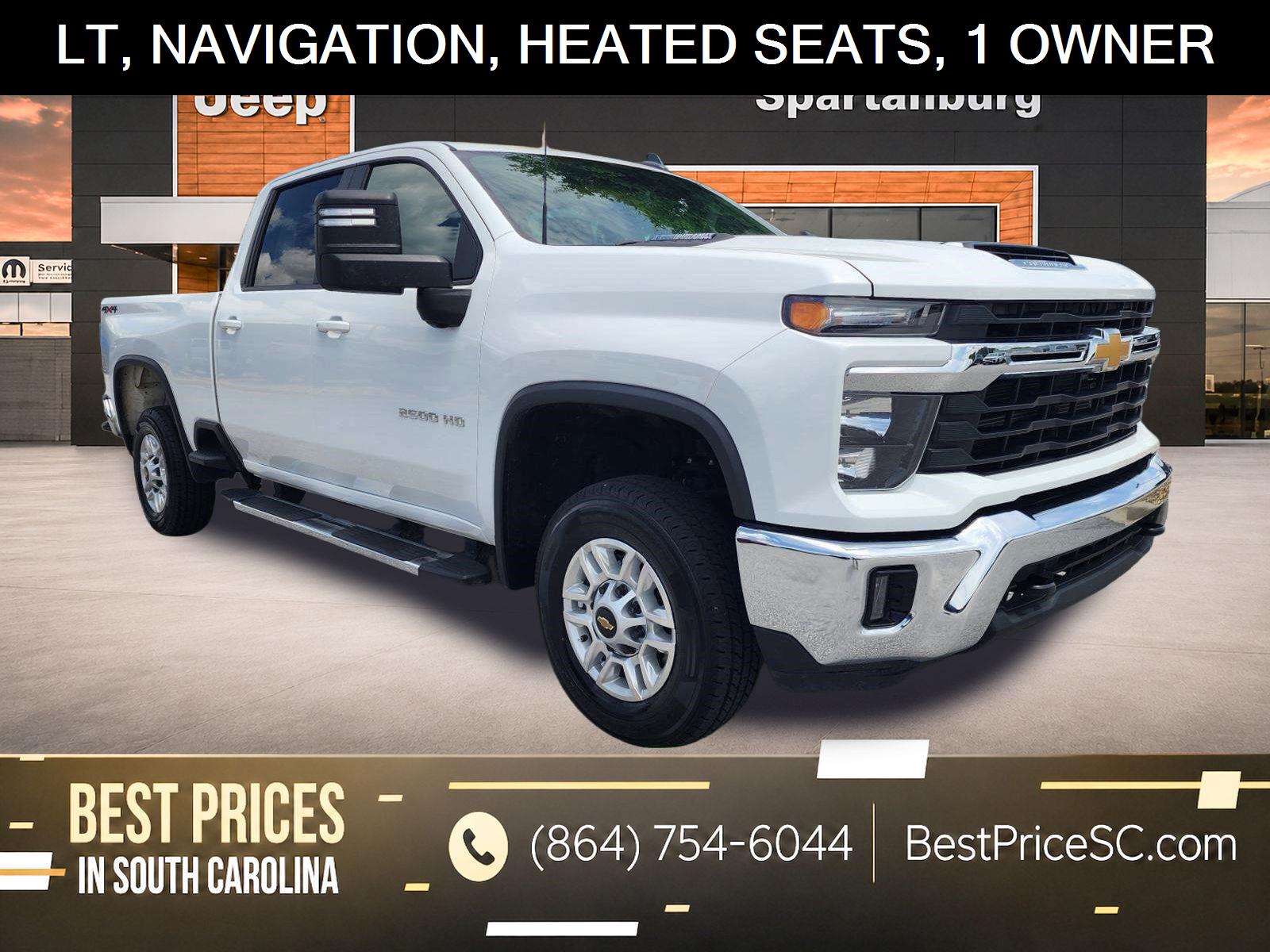 Summit White 2025 Chevrolet Silverado 2500HD Pickup Truck Four-Wheel Drive Automatic