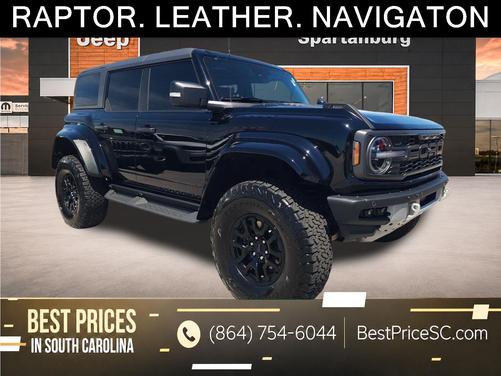Shadow Black 2024 Ford Bronco Raptor SUV / Crossover Four-Wheel Drive Automatic