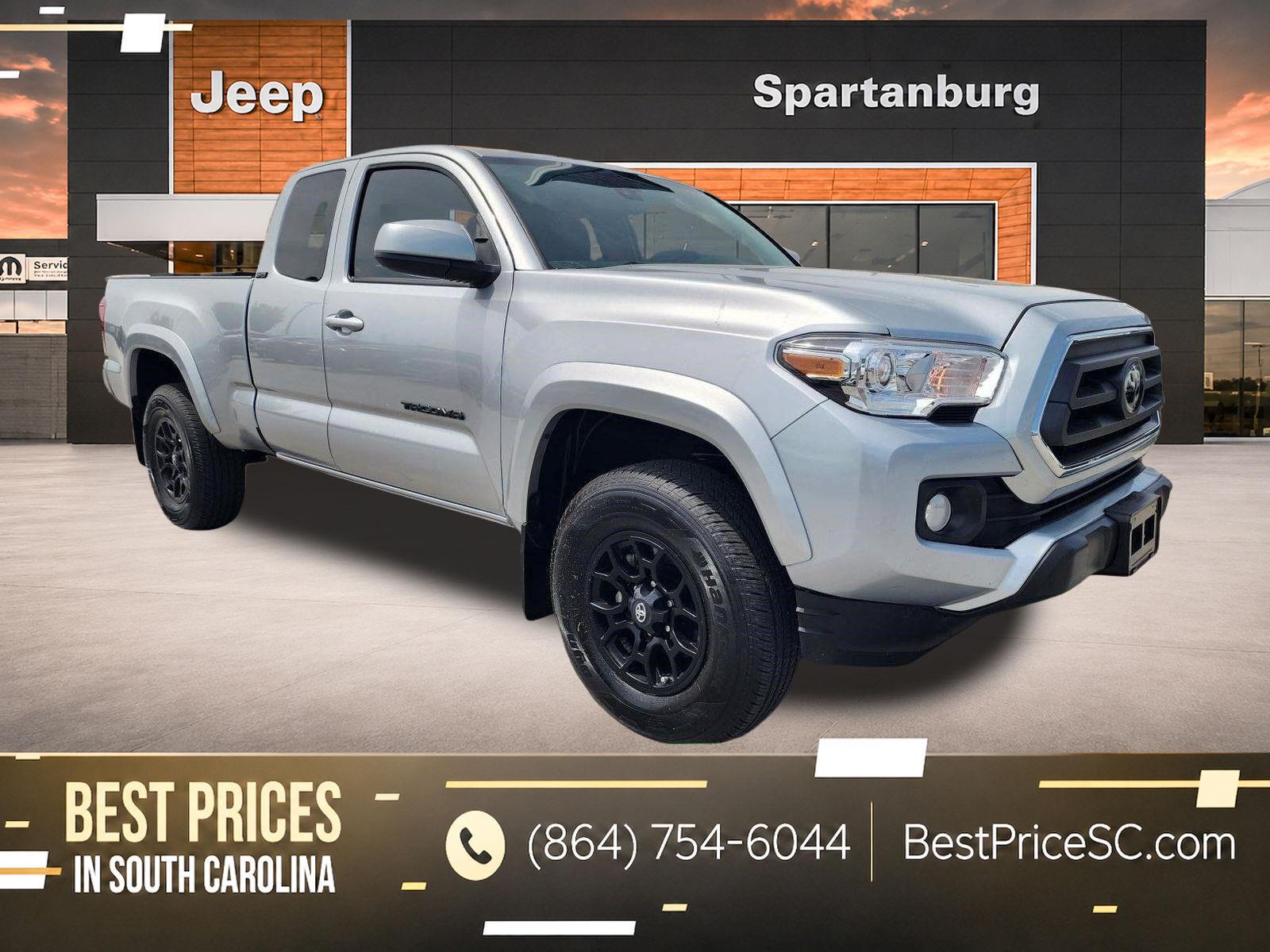 Celestial Silver Metallic 2022 Toyota Tacoma Pickup Truck Four-Wheel Drive Automatic