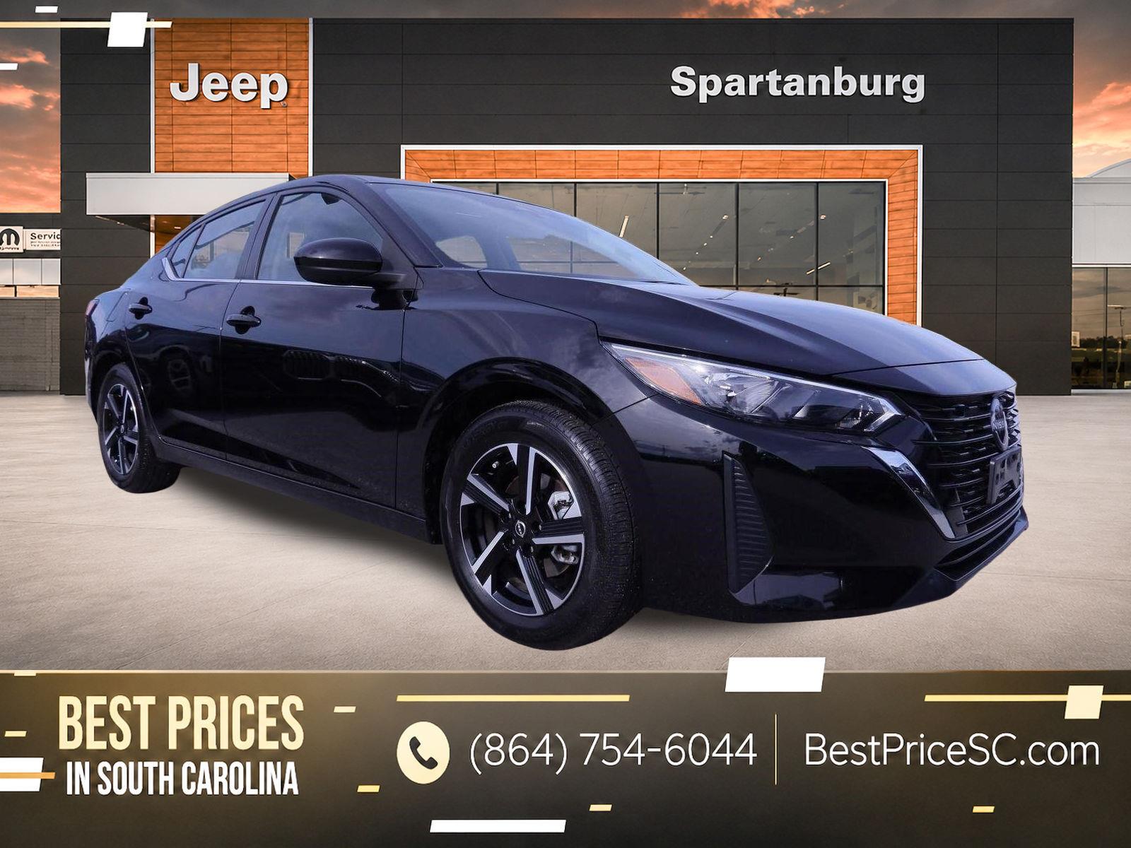 Super Black 2025 Nissan Sentra Sedan Front-Wheel Drive Continuously Variable Transmission